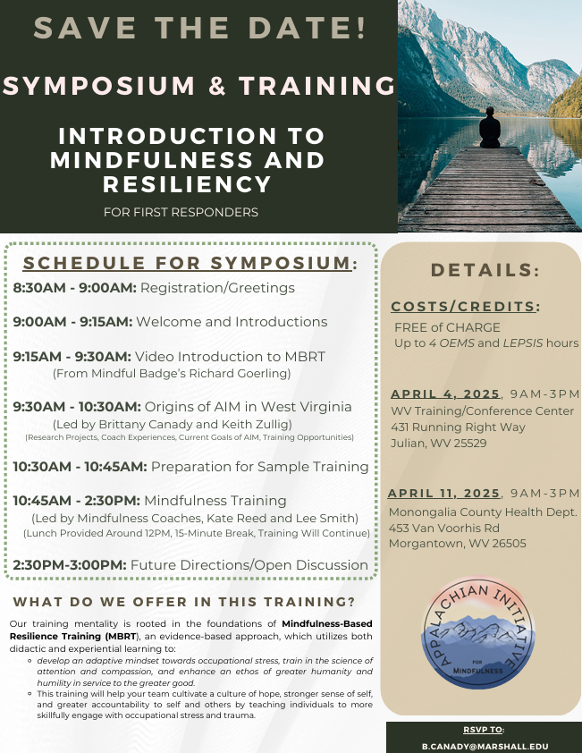 Introduction to Mindfulness & Resiliency Symposium - West Virginia ...